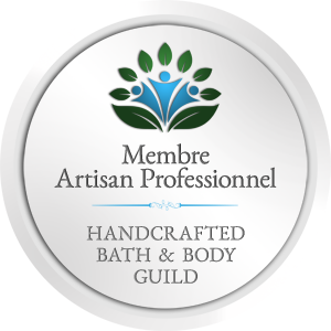 badge membre Artisan Professionnel Handcrafted bath and body guild